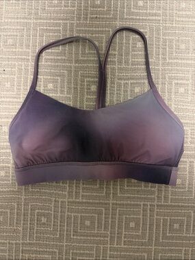 Lululemon Y style  Light Support Purple Sports Bralette with Slim Straps  worn 2